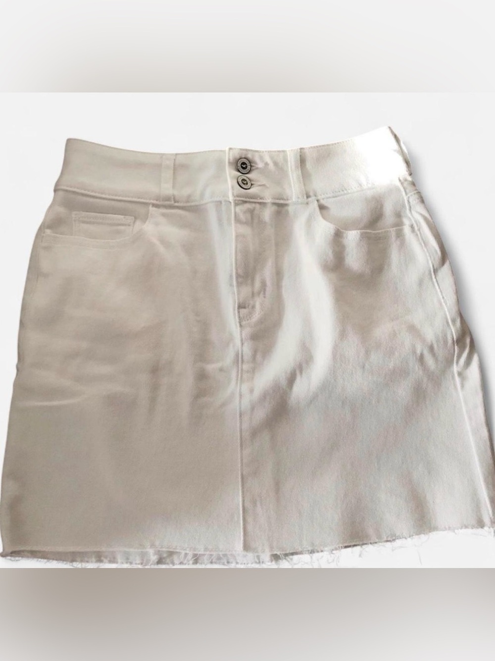 Hollister denim mini skirt